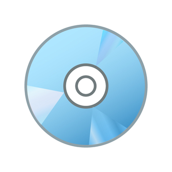 CDアイコン_青 cd,ディスク,dvd,cdーr,アイコン,コンパクトディスク,メディア,音楽,記録,光ディスクのイラスト素材