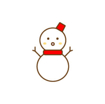 Illustration, snowman, snow, weather, 