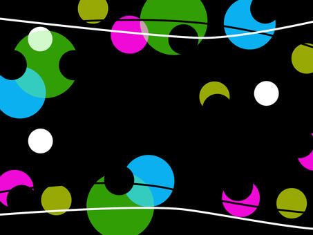 ダークな背景 ダーク,格好良い,カラフル,丸,線,背景,壁紙のイラスト素材