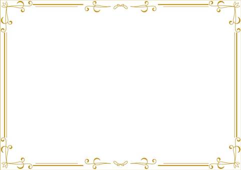 アンティークフレーム48・ゴールド フレーム,枠,飾り枠,おしゃれフレーム,アンティークフレーム,クラシックフレーム,ゴールド枠,ゴールドフレーム,背景,壁紙のイラスト素材