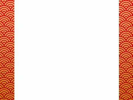 正月和風年賀状