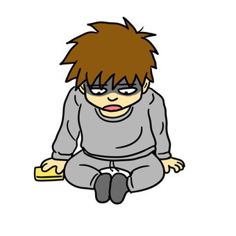 Illustration, depression, male, to suffer, 