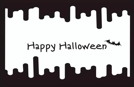 上下ドロドロのハロウィン壁紙 ハロウィン,ドロドロ,背景,壁紙,不気味,フレーム,垂れる,可愛い,10月,イベントのイラスト素材