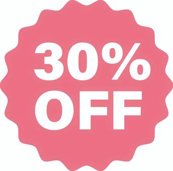 30%off,チラシ,3割引,セール 30%off,チラシ,3割引,セール,割引のイラスト素材