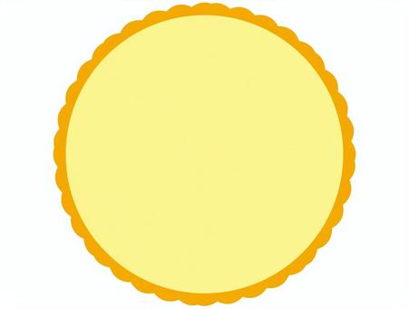 circle, orange, frame, icon, JPG, PNG and EPS