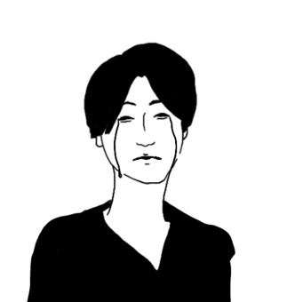 泣く人 泣く人 涙,女性,モノクロのイラスト素材
