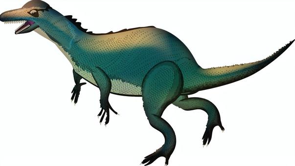 パキケファロサウルス　  パキケファロサウルス,白亜紀,草食,恐竜,昔,立体,グラデのイラスト素材