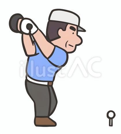 ドライバーショットのトップ、後方3