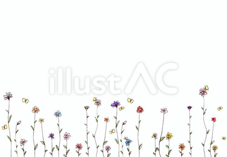 春の野原 春,花,野原のイラスト素材