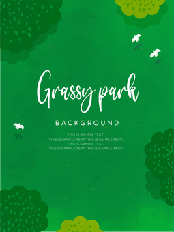 芝生の公園_縦 芝生の公園_縦 背景,芝,芝生のイラスト素材