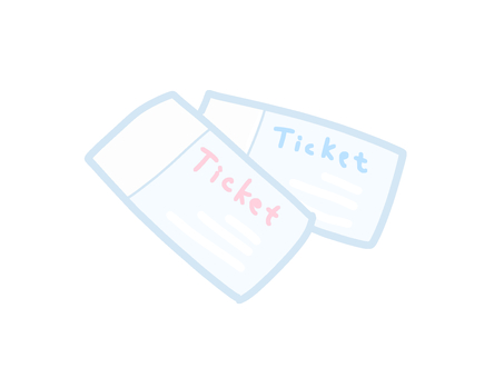 Illustration, billet, un billet, demi-billet, 