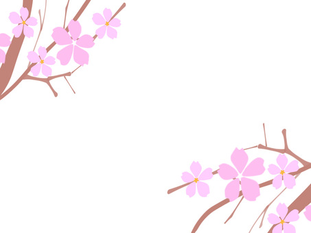 Illustration, cherry blossoms, cherry tree, flower, 