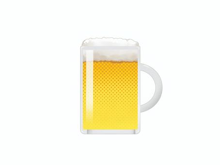 ビール ビール,酒,アルコール,飲酒,飲み物,ジョッキのイラスト素材