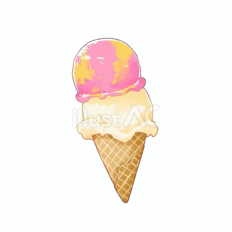 アイスクリーム アイスクリーム,アイス,バニラアイスのイラスト素材