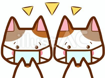 マスク着用猫さん