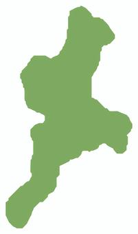 手描きのゆるい三重県の地図背景イラスト 三重県,地図,都道府県,マップ,地方,地形,地理,社会,地域,手描きのイラスト素材