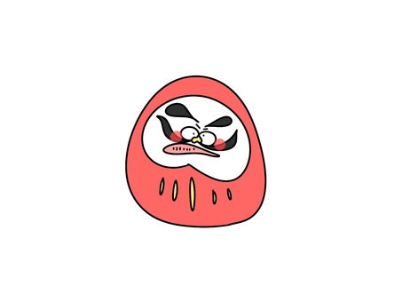 だるま☆赤☆黒線