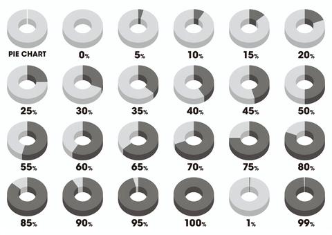 円グラフアイコン08 アイコン,円グラフ,パーセント,ビジネス,資料,プレゼン,データ,説明,会議,提案のイラスト素材