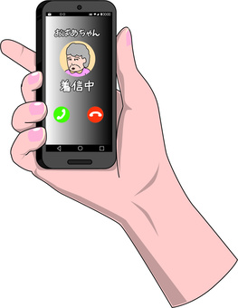 Smartphone incoming contact family, smartphone, incoming, contact, JPG, PNG and AI