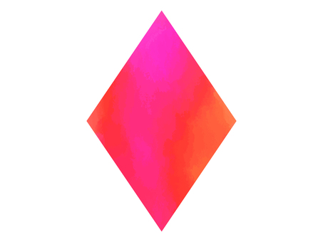 水彩素材_ダイヤ01 ダイヤ,ダイア,トランプ,あしらい,アイコン,水彩,フレーム,グラデーション,にじみ,ぼかしのイラスト素材