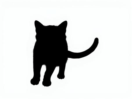 猫。。 猫,シルエット,動物,背景透過,黒猫,イラスト,素材,透過png,アイコン,ペットのイラスト素材