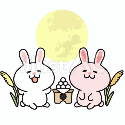 うさぎのお月見_01