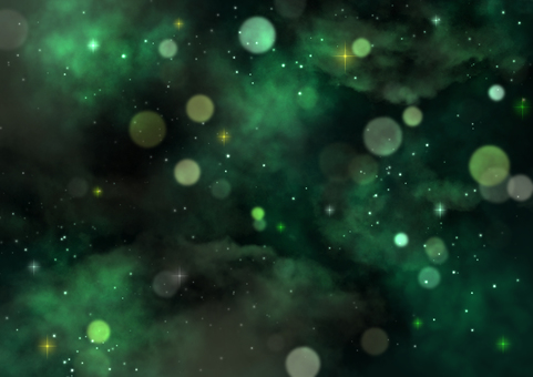 キラキラ緑色に星が輝く夜空 キラキラ緑色に星が輝く夜空 夜空,キラキラ,星空,星,天の川,銀河,宇宙,空,星座,星雲のイラスト素材