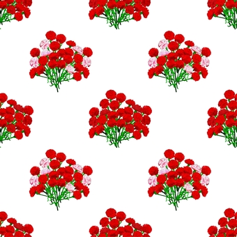Illustration, flower, carnation, mother's day, 