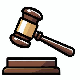 裁判などで使う木槌(ガベル)1