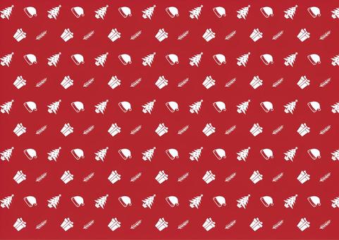 #3441赤背景クリスマス総柄 クリスマス,クリスマス柄,クリスマスパターン,総柄,パターン,赤,背景,壁紙,包装紙,ギフト包装のイラスト素材