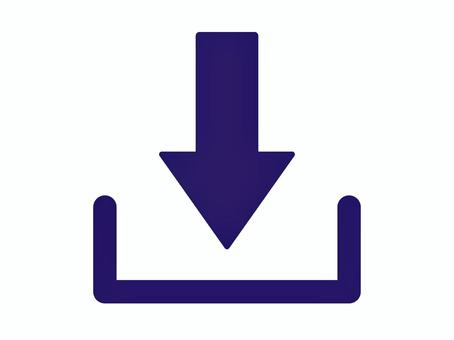 ダウンロードボタン／インストールアイコン ダウンロード,アイコン,インストール,ボタン,マーク,ファイル,データ,シルエット,インターネット,パソコンのイラスト素材