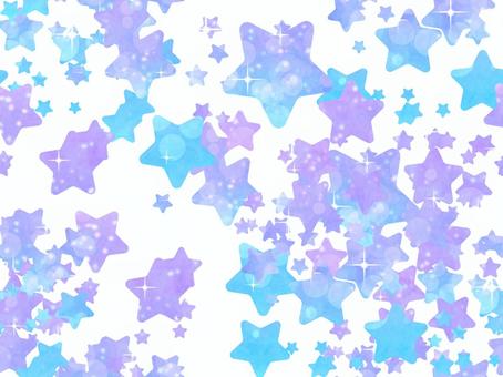 Illustration, star, blue, seamless, 