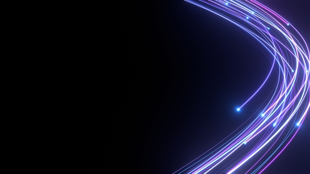 紫の光線が波打つエフェクト背景7 曲線,背景,ウェーブ,光線,レーザー,抽象的,ビジネス,壁紙,ネオン,スライドのイラスト素材