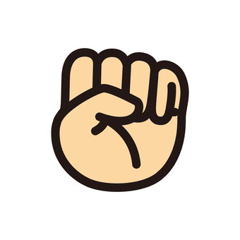 グーの手のアイコン 手,グー,あしらい,アイコン,マーク,アイコン単品,ベクター,じゃんけん,こぶしのイラスト素材