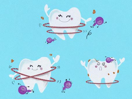 Illustration, tooth, dentistry, tooth decay, 