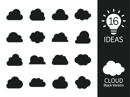 Cloud icon set, JPG, PNG and EPS Cloud icon set, cloud, weather, cloudiness, JPG, PNG and EPS