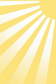 太陽　黄色と白の放射 太陽,放射,黄色,白,グラデーション,年賀,背景のイラスト素材