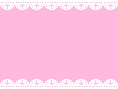 シンプルな半円レースの背景素材 レース,半円,シンプル,飾り枠,上下,白,透過png,エレガントのイラスト素材