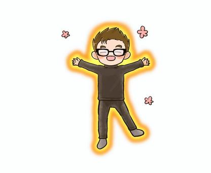 サーマルインナーを着て暖かい人のイラスト サーマルインナーを着て暖かい人のイラスト サーマルインナー,冬服,ヒート,温感,吸湿発熱繊維,寒さ対策,防寒着,防寒,あったかい,暖かいのイラスト素材