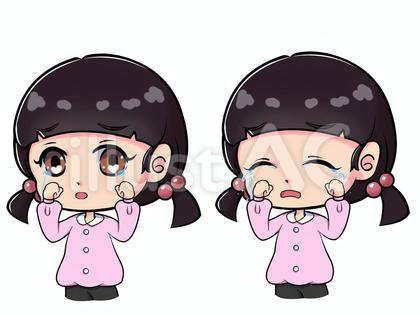 泣いている女の子