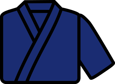 紺の剣道着です。 剣道,着物,シンプル,武道,道場,防具,伝統,日本,紺のイラスト素材