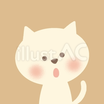 ねこ(クリーム)