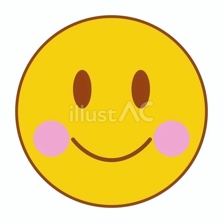 絵文字ちゃん01 絵文字,顔,表情のイラスト素材