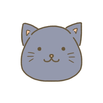 ねこ　アイコン どうぶつ,イラスト,猫,手書き,アイコンのイラスト素材