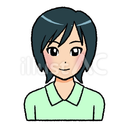 ショートヘアの少女