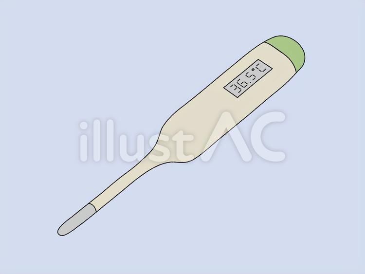 体温計 体温計,電子機器,医療用品のイラスト素材