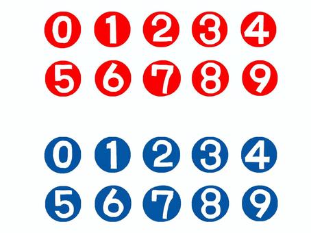 数字 数字 数字,1,2,3,4,5,6,7,8のイラスト素材