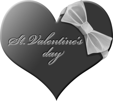 Valentine's chocolate (black and white), valentine's chocolate, valentine, chocolate, JPG and PNG