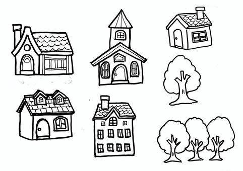 Cute house house coloring page, Cute house house coloring page, ,