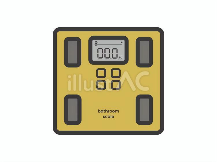 体重計02 体重計,ヘルスケア,アイコンのイラスト素材